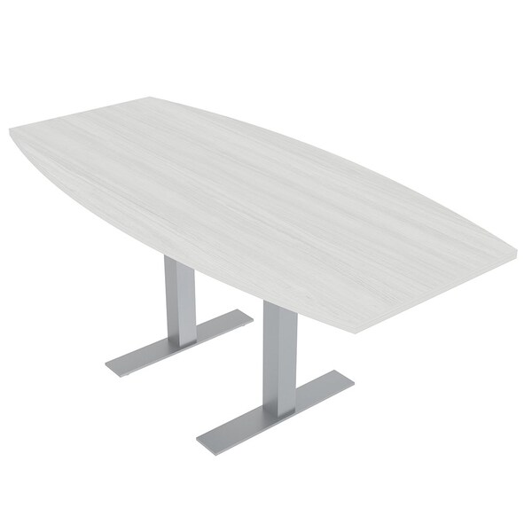 33.5 in W, 71.5 in L, 29 in H, Engineered Wood Top, White